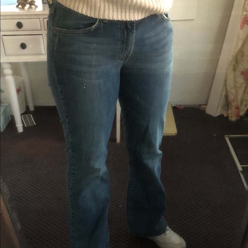 Vintage Lucky Brand Low Rise Flare Jeans 10/30